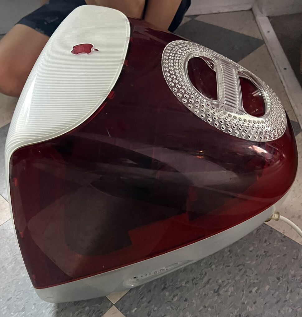 Apple iMac G3 Lolipop Red Strawberry MacOS 9