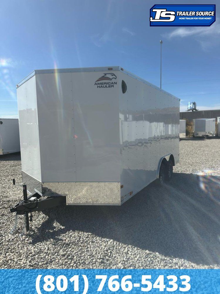 8.5x16 American Hauler Arrow Enclosed Cargo Trailer - 7'0" Interior - 7K GVWR Ramp Door