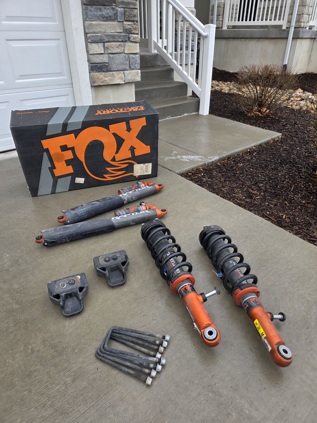 FOX Factory Suspension – Raptor Take-Off (Front Coilovers + Rear Shocks) – $1,990
