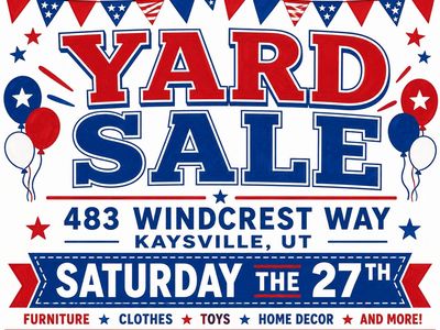 Huge Multi-Item Yard Sale - Furniture, Clothes, Toys, Home Decor & More! Saturday, the 27th, 8 AM - 2 PM