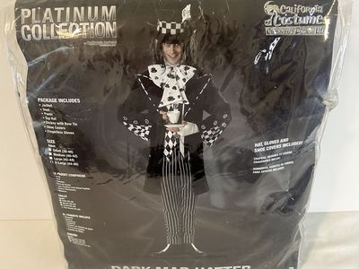 California Costumes Platinum Collection Dark Mad Hatter Costume Adult XL (44-46)