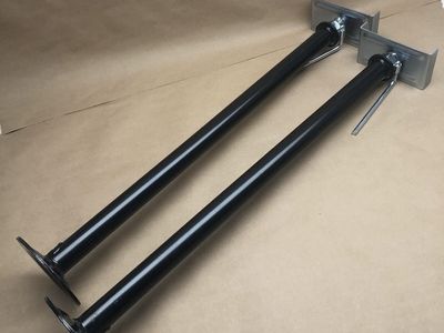 Pair of Heavy Duty RV Drop-Down Telescoping Jacks