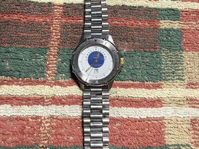 Krieger Tidal Chronometer 7 Swiss Quartz Men's Watch