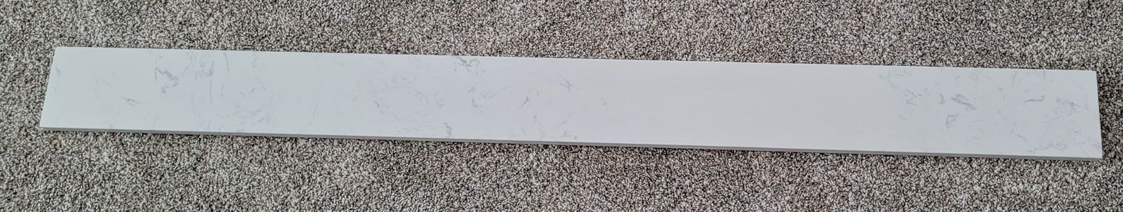 48" Quartz backsplash