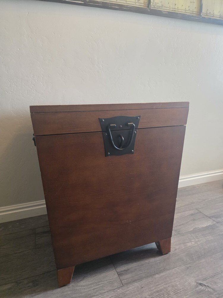 End Table or Night Stand Storage Trunk