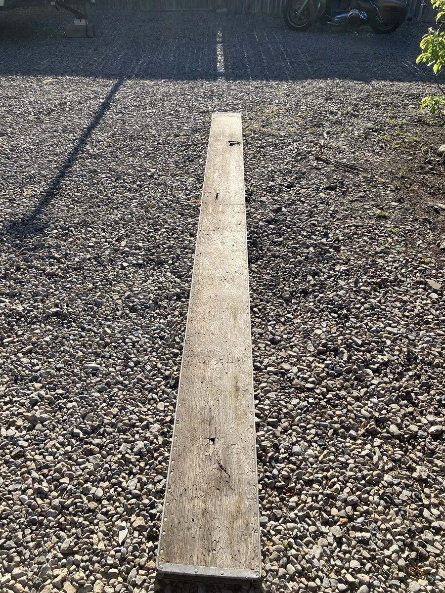 15’6” X12”aluminum and wood plank