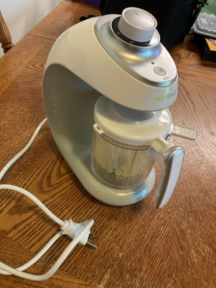 Baby Food Maker 2-in-1 Steamer & Blender Adjustable Timer Dishwasher Safe