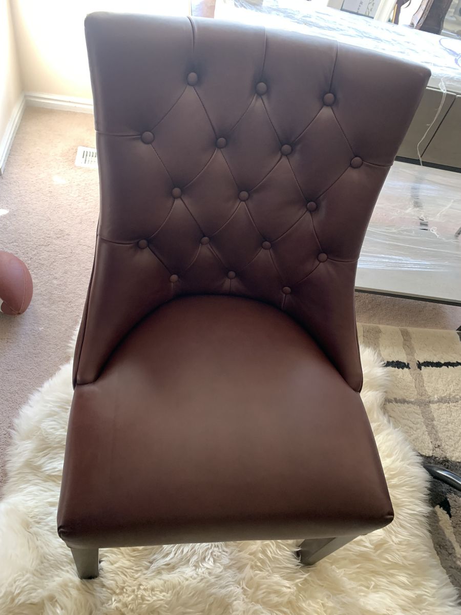 Pottery Barn Brown dinning chair new