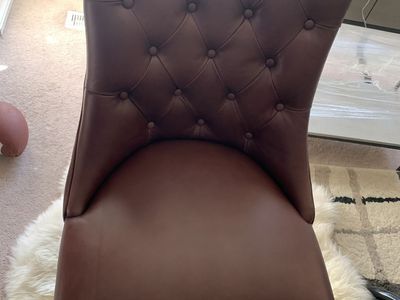 Pottery Barn Brown dinning chair new
