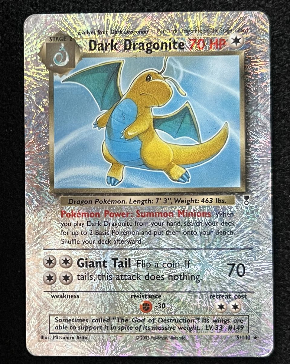 (DMG) Dark Dragonite 5/110 Reverse - Pokemon Legendary Collection
