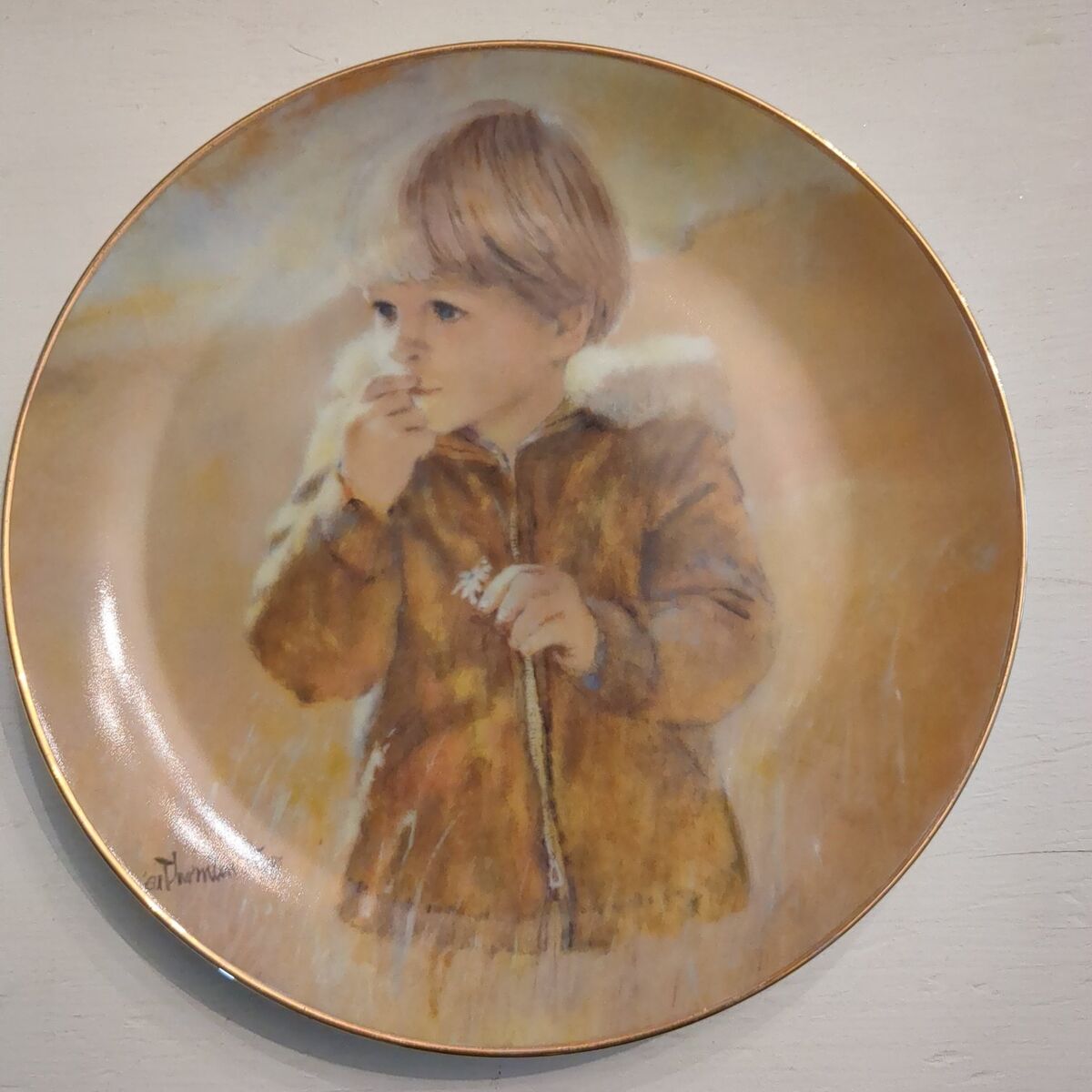 Thornton Utz collectors plate