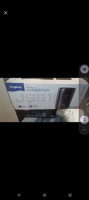 Jingkey JS910 Ultrasonic Humidifier - Black, New in Box