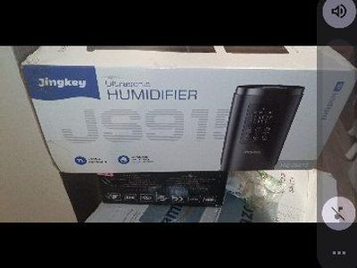 Jingkey JS910 Ultrasonic Humidifier - Black, New in Box