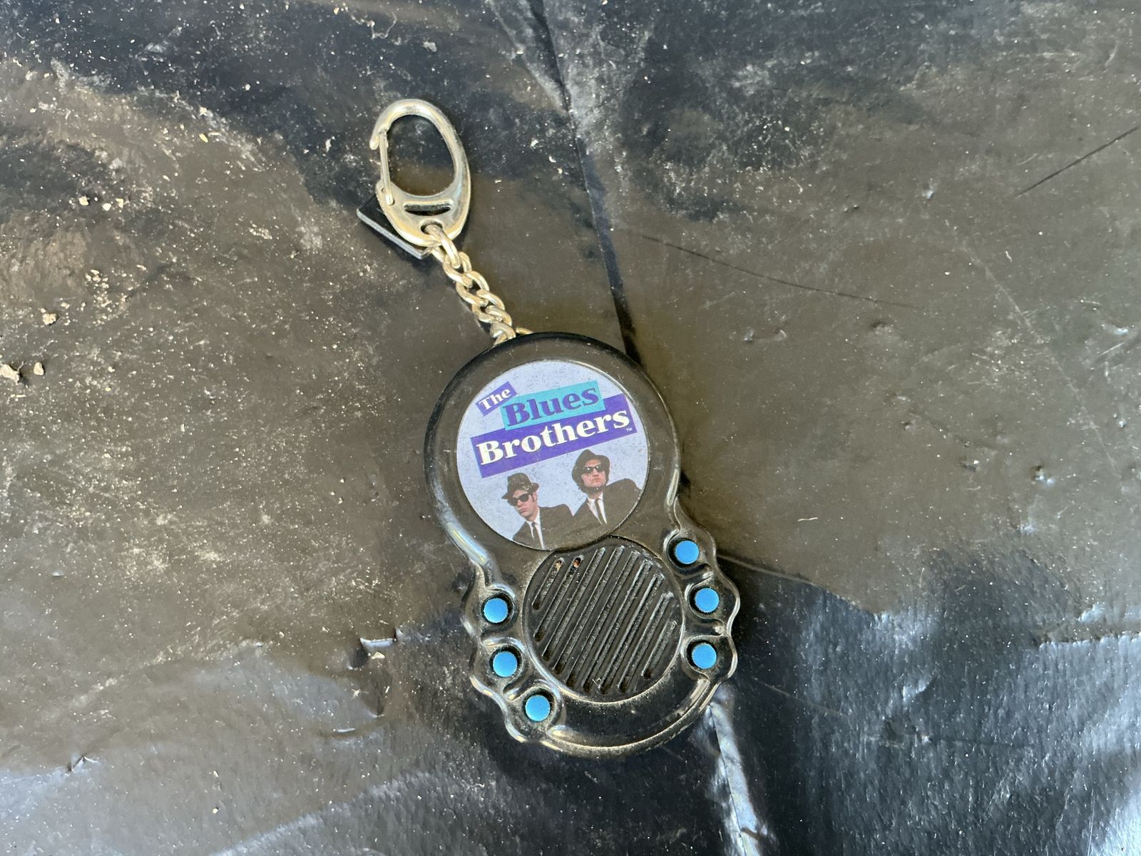 The Blues Brothers Keychain Sound Button Clip - Vintage Music Movie Collectible
