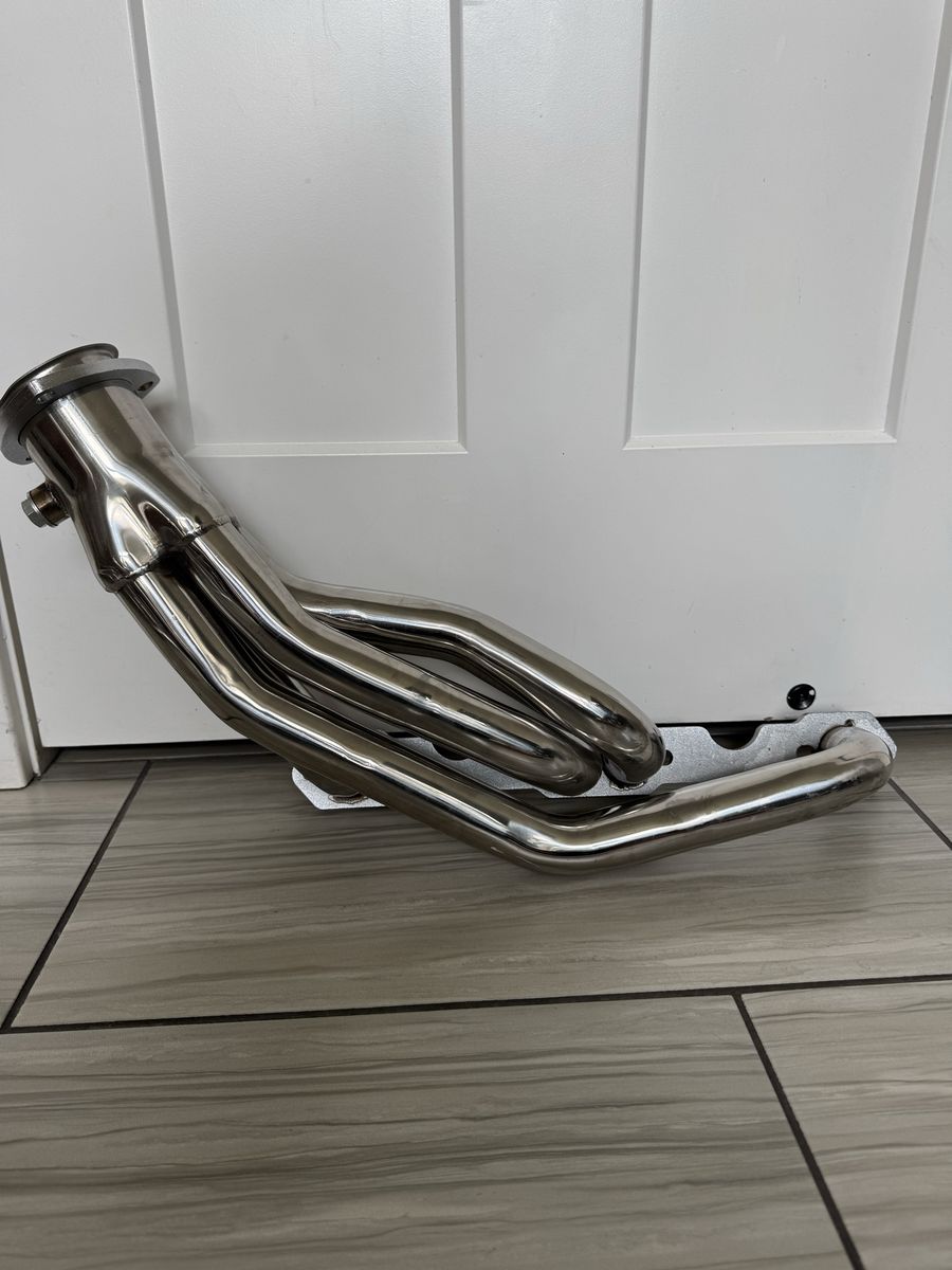 FOR CHEVY GMC 5.0/5.7 V8 C/K 1988-1997 STAINLESS STEEL HEADER EXHAUST MANIFOLD