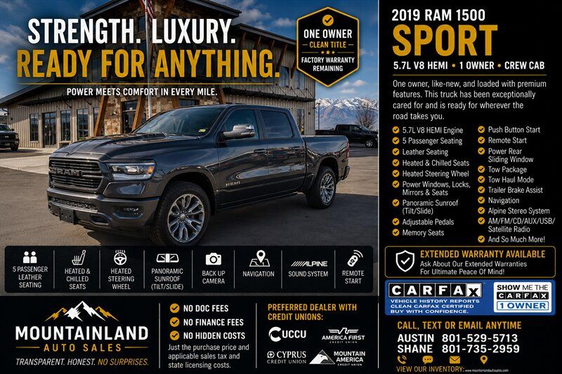 2019 Ram 1500 Sport