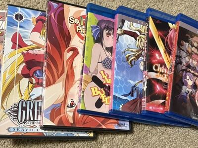 Anime Blu Ray And DVDS