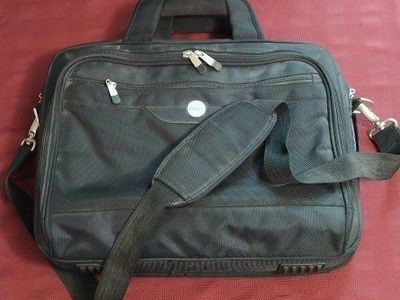 Dell Laptop Messenger Bag Black Travel Briefcase Carrying Case