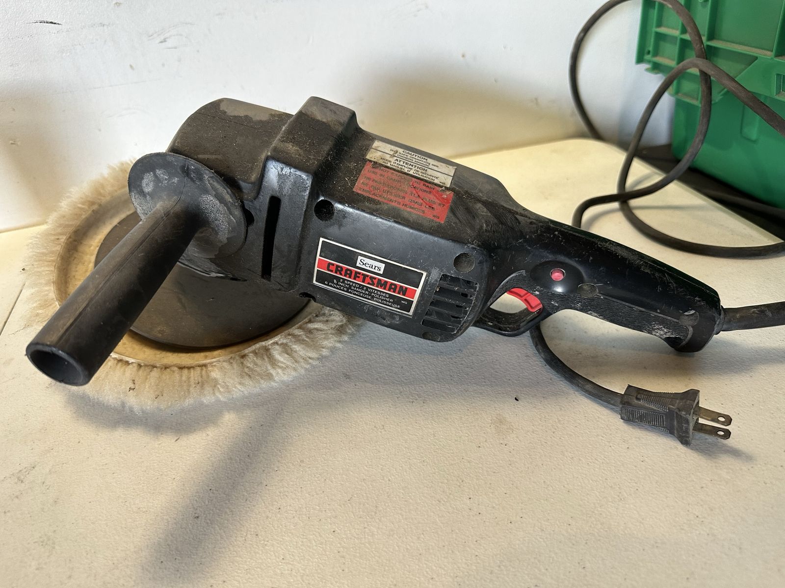 Craftsman 2 Speed 6 Inch Sander Polisher 