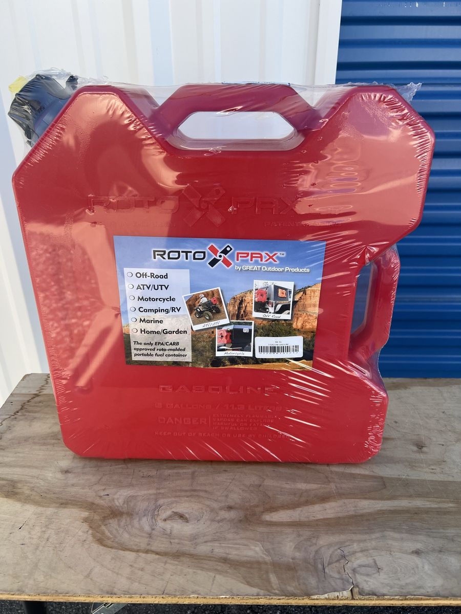RotoPax Red Container 3 gallons Gasoline