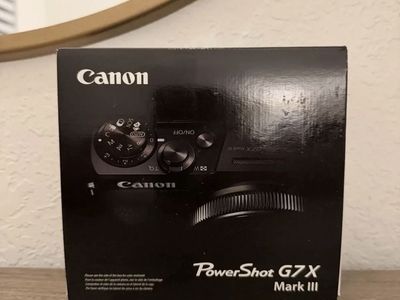 Canon PowerShot G7X Mark III Digital Camera - New in Box Black. L@@K