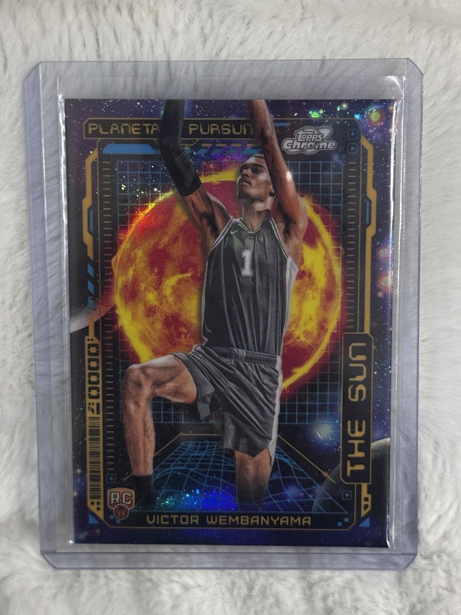 2024 Topps Chrome Cosmic Victor Wembanyama The Sun Case Hit SSP!! San Antonio Spurs