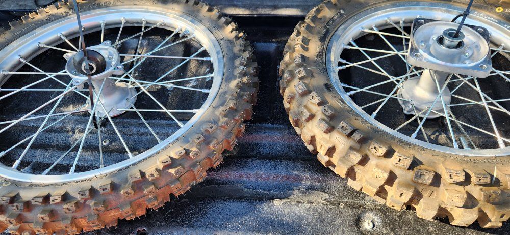 CRF150R FRT/REAR WHEELS OEM