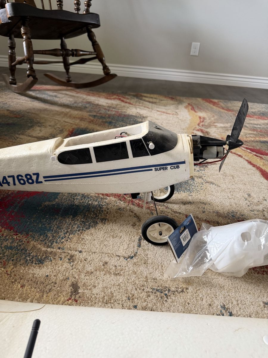 Super Cub remote control airplane