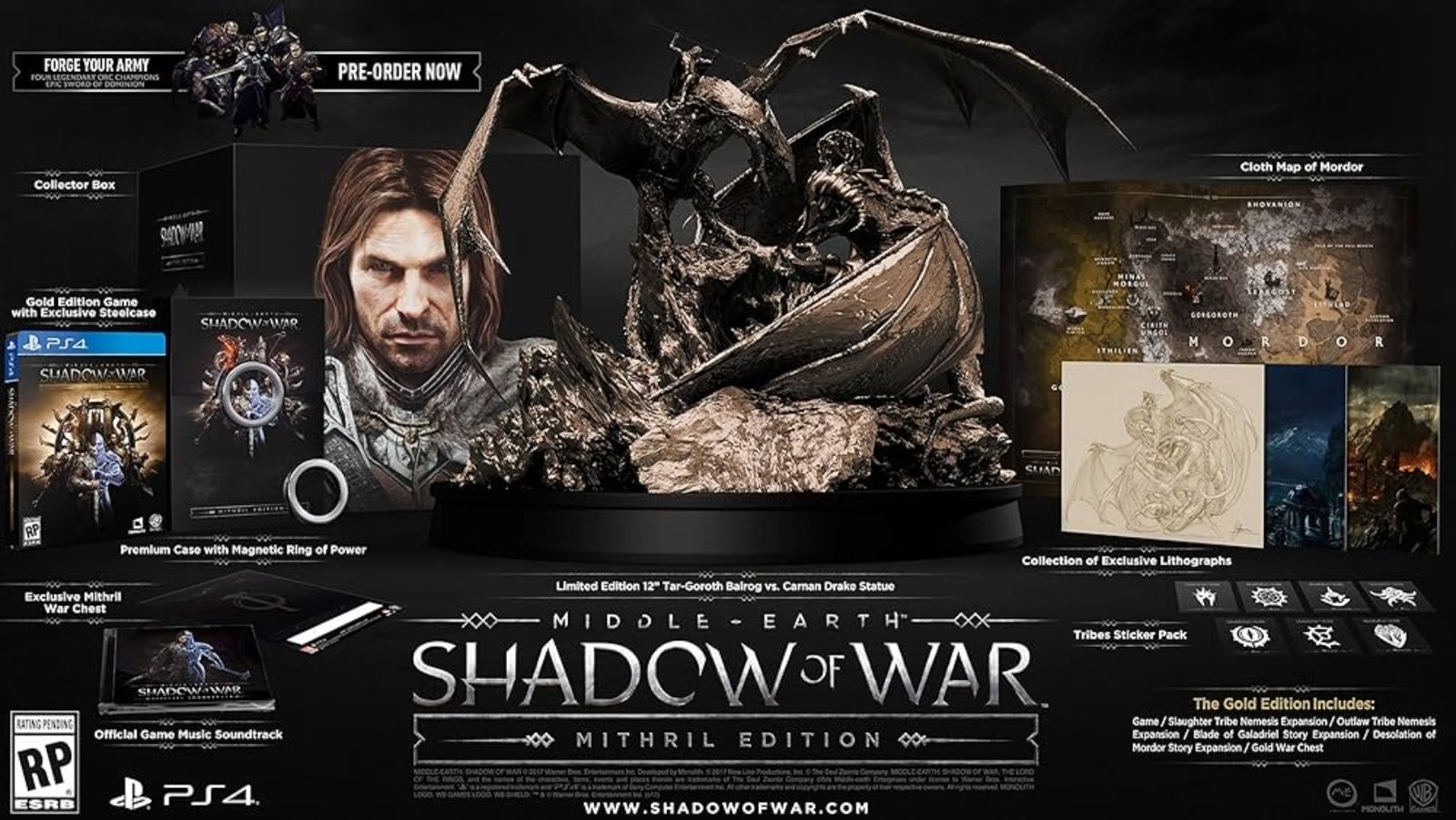 Shadow of War Mithril Edition (steam key)