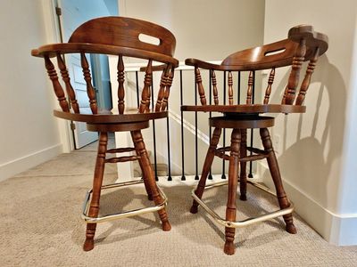 Vintage Swivel Bar Stools