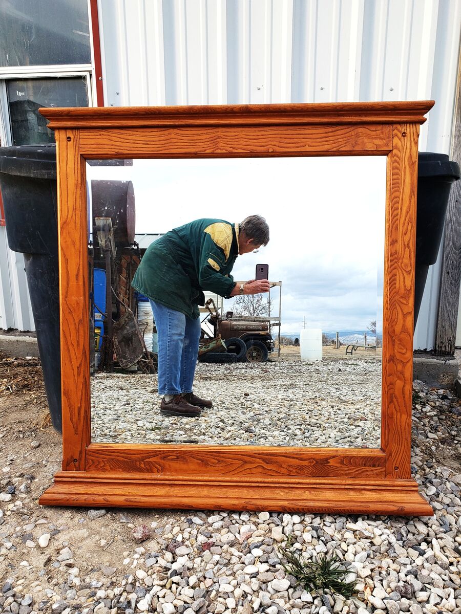 Large decorative mirror