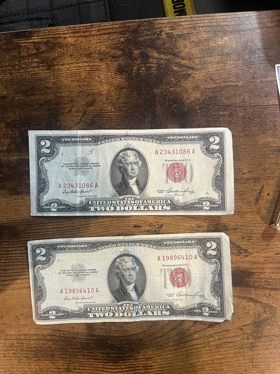 Two Dollar Red Seal Two Of Them