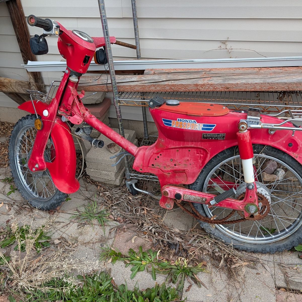 1981 Honda Passport Frame