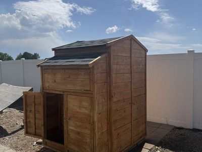Large Wooden Chicken Coop Hen House with Roosting Bars & Nesting Boxes, Weather-Resistant