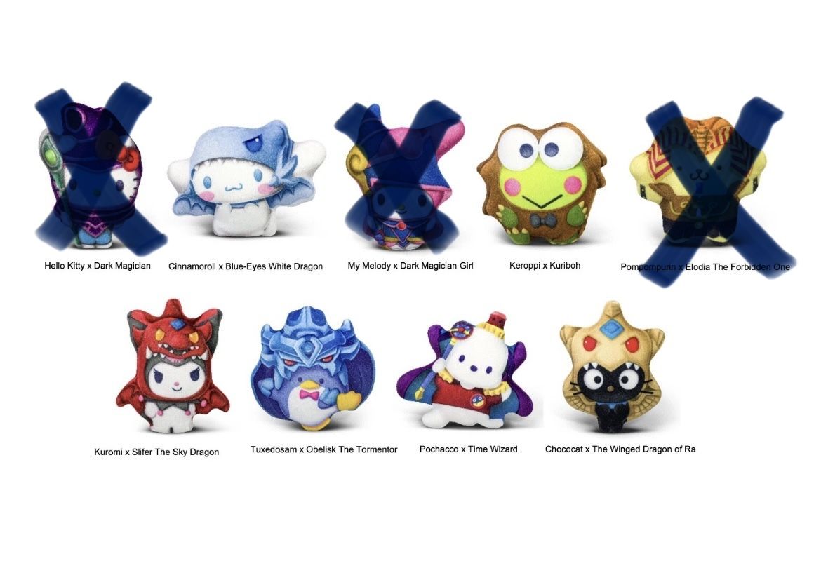 2024 mcdonalds Yu Gi Oh Hello Kitty Happy Meal