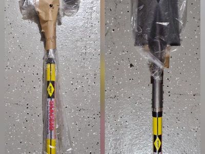NUPLA Professional Shovels – 3 Square Point + 3 Narrow Drain Spades – 6 Total #497