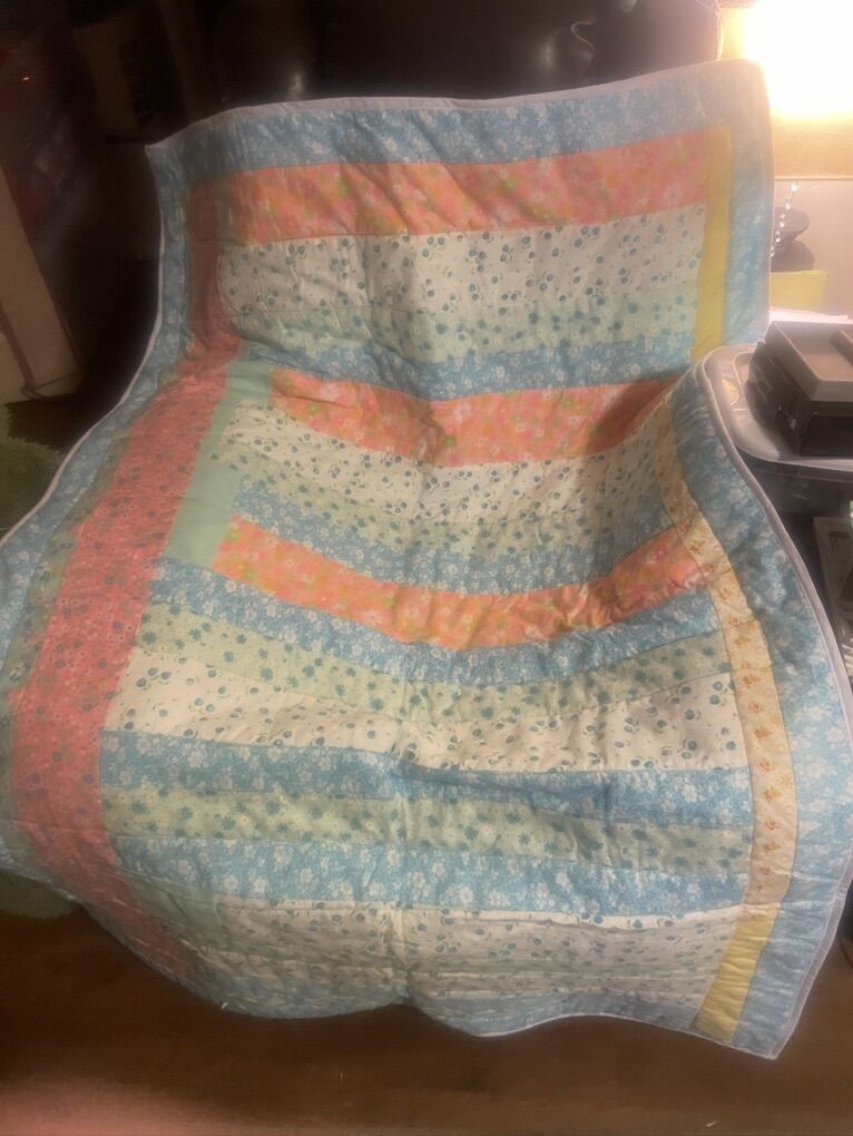 Hand Crocheted Baby Blanket For Shower