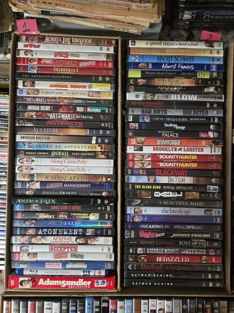 Dvd's $1 blu ray $3-4