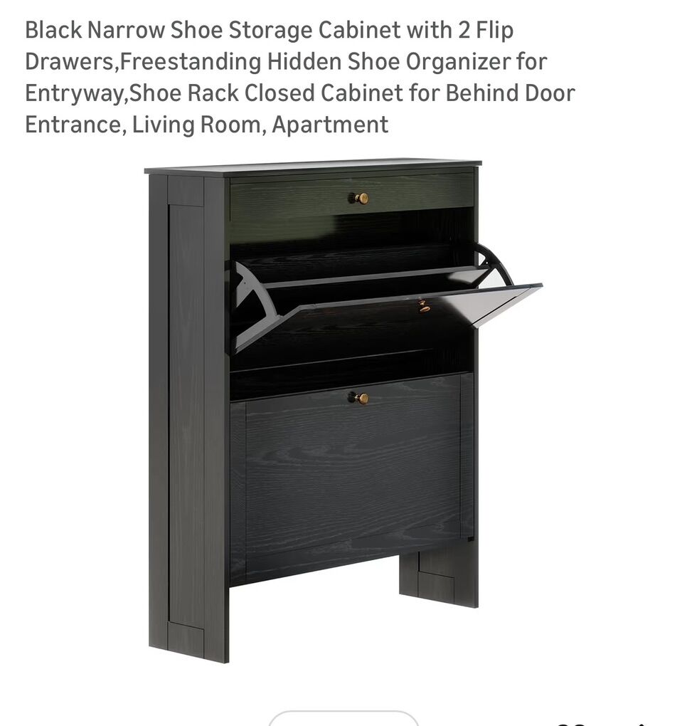 Shoe Storage Cabinet NEW