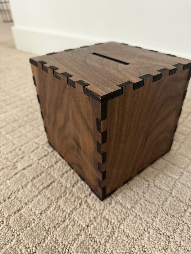 5.75 Hardwood Keepsake Box-Custom Engraving