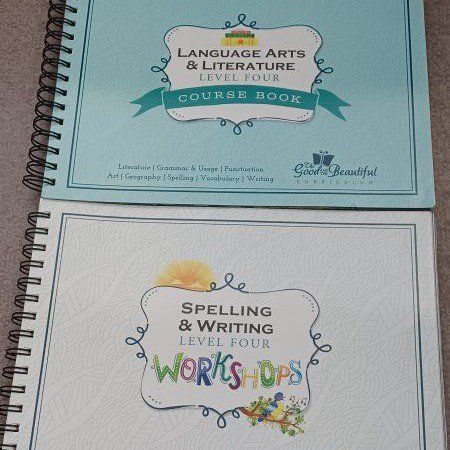 The Good and the Beautiful Level 4 Language Arts & Literature Course Books Set (2020 3rd Edition)