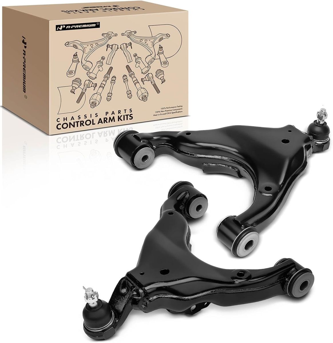 2010-2013 Toyota 4 Runner, 2010-2014 FJ Cruiser, 2010-2023 Lexus GX460 Front Lower Control Arms