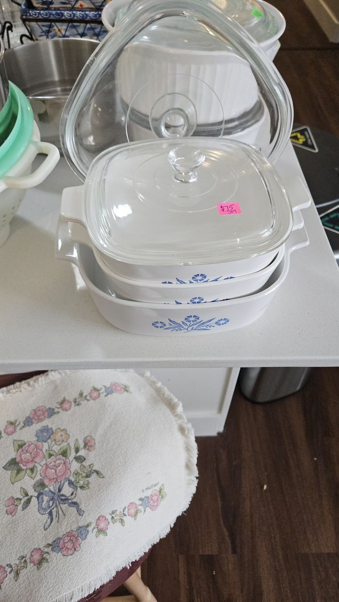 Corningware casserole dishes