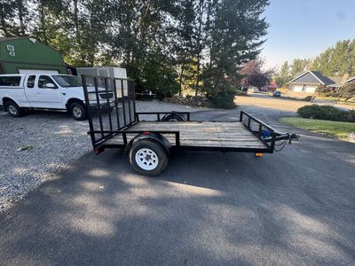 10’ Utility Trailer with Rear Ramp Gate
