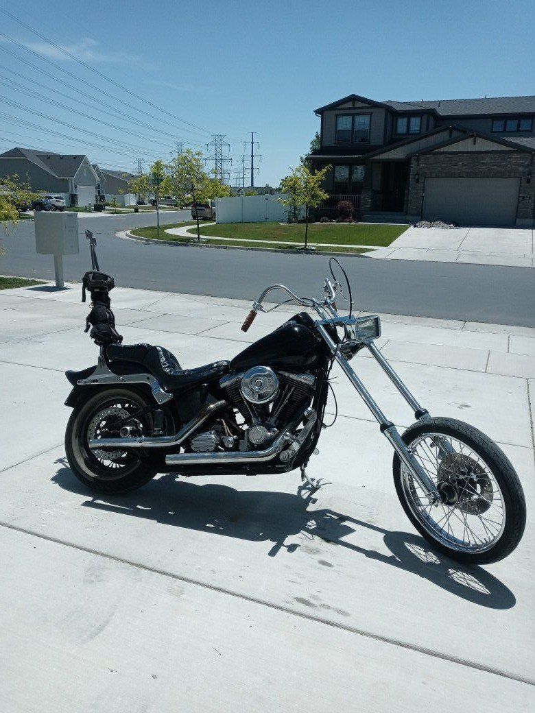 Harley softail chopper