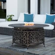 Sedona 61168 Cast Aluminum Propane Gas Fire Pit 756342 #103332