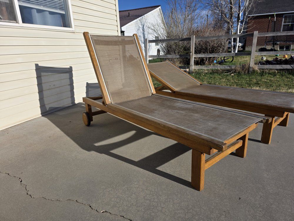 Kingsley bate Chaise Lounge chairs