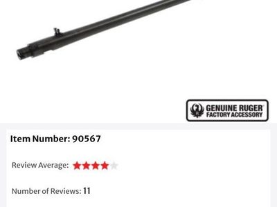 threaded Ruger 10/22 barrel
