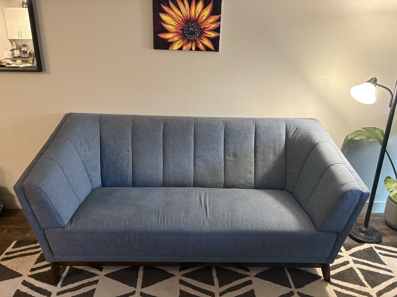 Blue couch