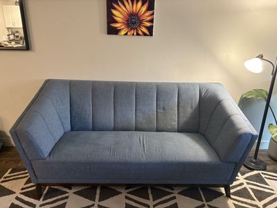 Blue couch